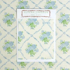 Hot Mrs. Alice Alice's Bouquet Fabric (Blue)