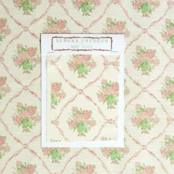 Outlet Mrs. Alice Alice's Bouquet Fabric (Pink)