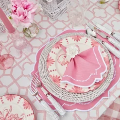 Clearance Mrs. Alice Amelie Pink Placemats & Napkins (Set Of 4)