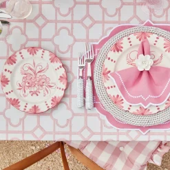 Outlet Mrs. Alice Amelie Pink Placemats (Set Of 4)