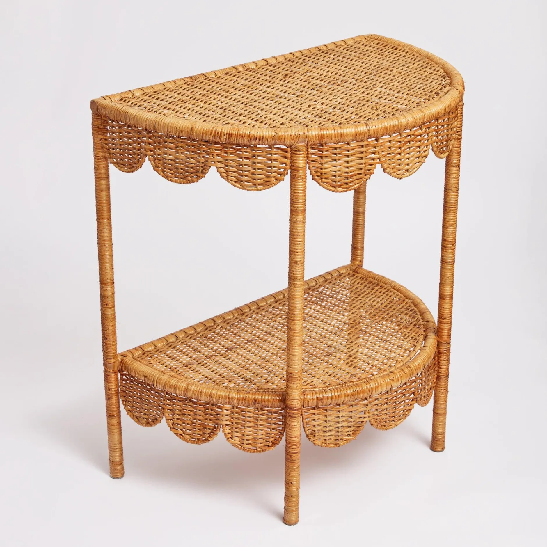 Sale Mrs. Alice Annabelle Rattan Side Table