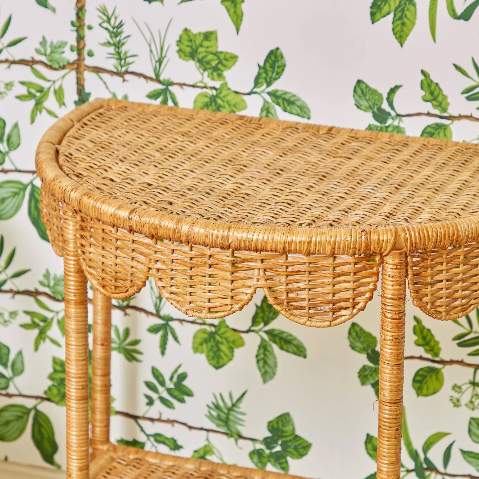 Discount Mrs. Alice Annabelle Rattan Side Table