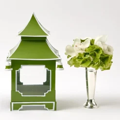 Outlet Mrs. Alice Apple Green Pagoda Lantern