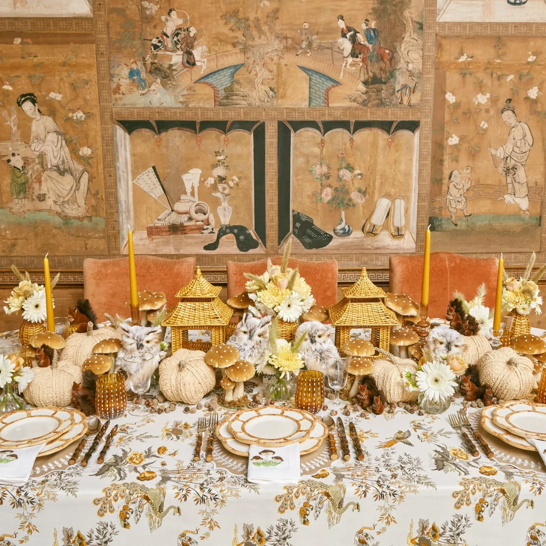 Online Mrs. Alice Autumn Fields Tablecloth