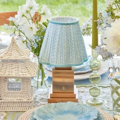 Outlet Mrs. Alice Baby Blue Lotus Lampshade