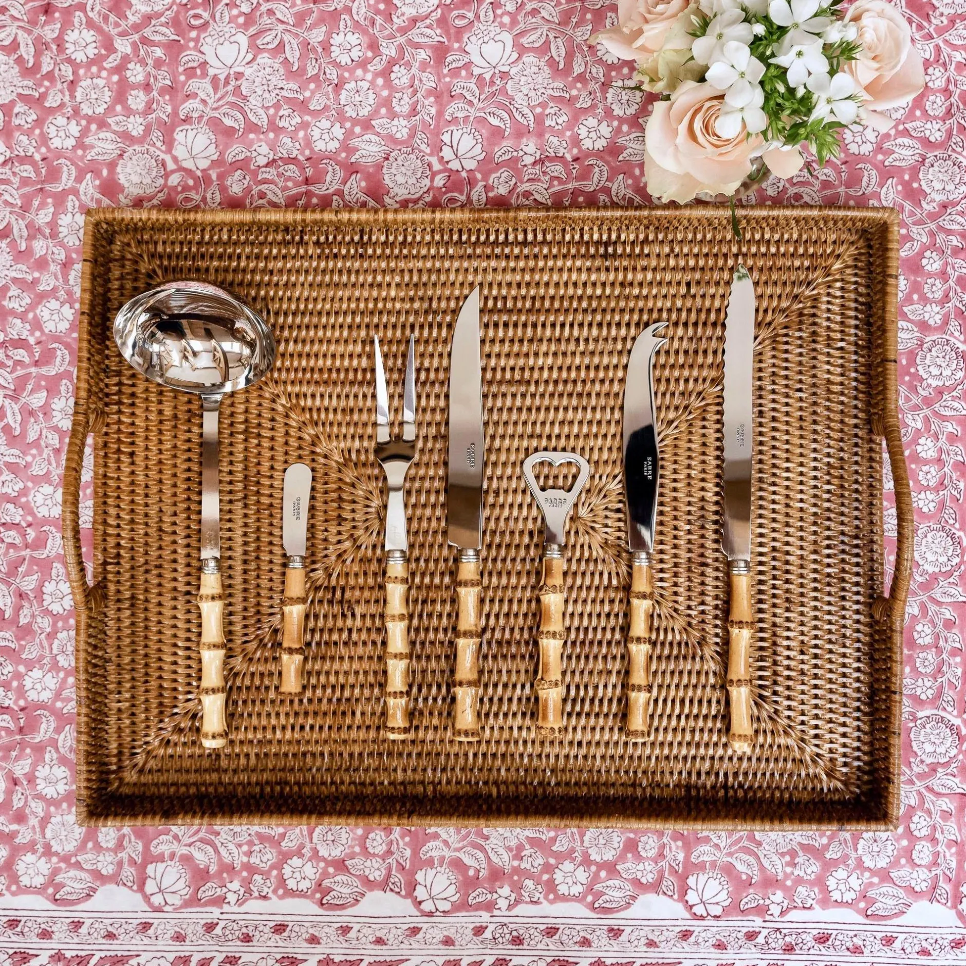 Outlet Mrs. Alice Bamboo Carving Set