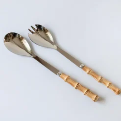 Best Mrs. Alice Bamboo Salad Servers