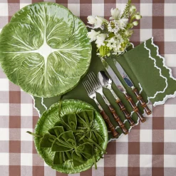 New Mrs. Alice Beatrice Forest Green Napkins (Set Of 4)