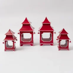 Best Mrs. Alice Berry Red Pagoda Lantern