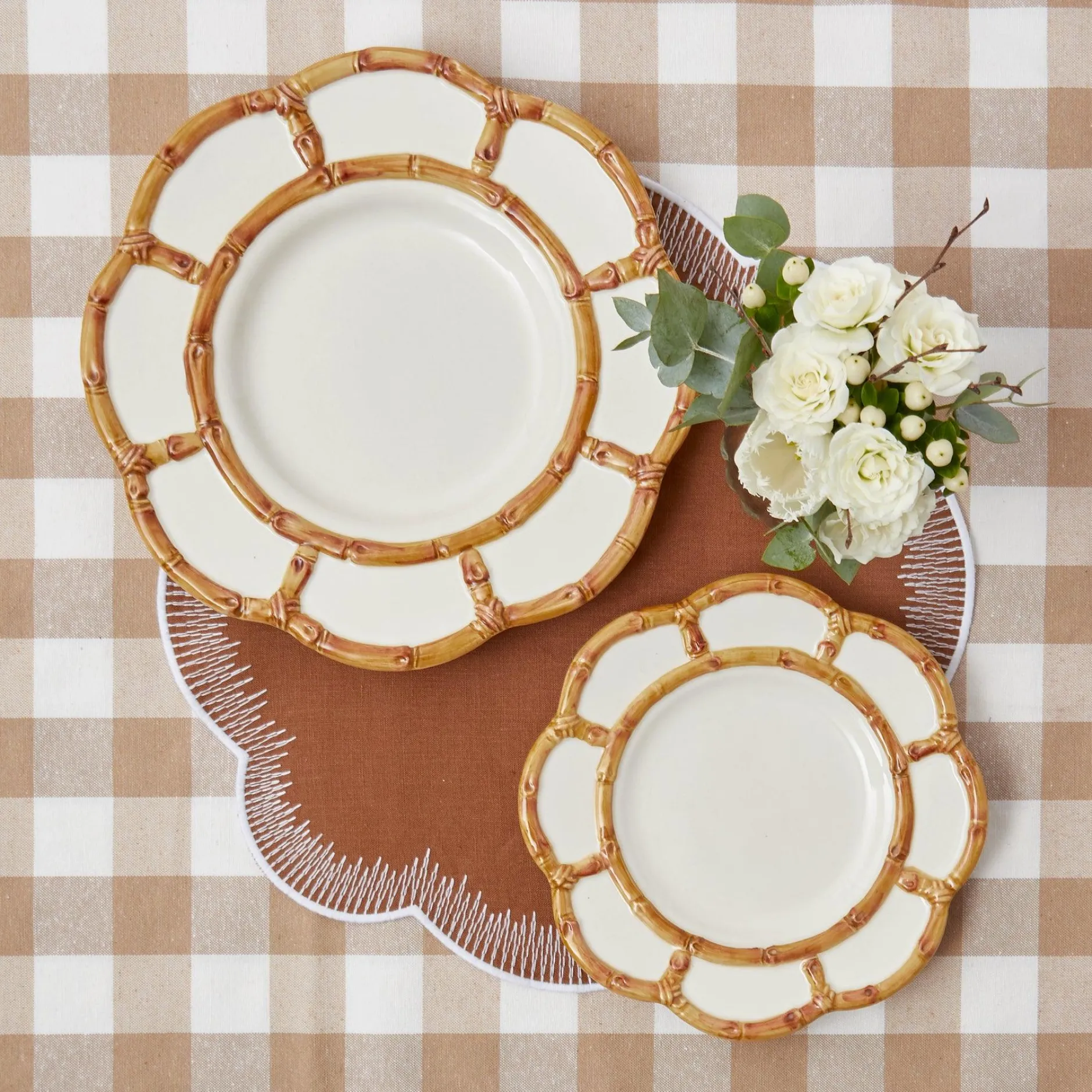 Hot Mrs. Alice Biscuit Gingham Tablecloth