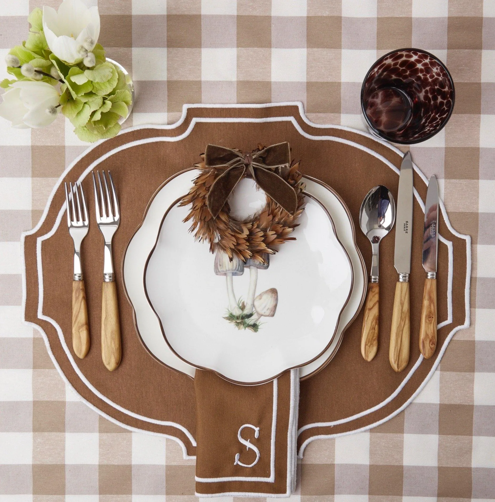Hot Mrs. Alice Biscuit Gingham Tablecloth