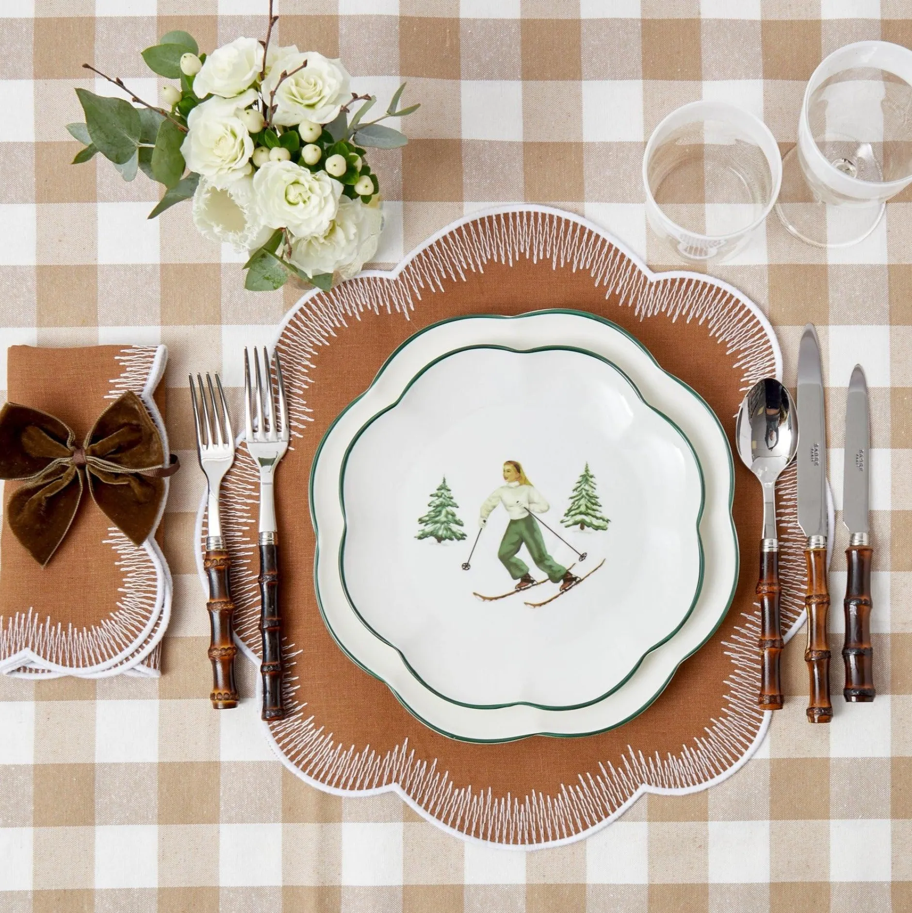 Hot Mrs. Alice Biscuit Gingham Tablecloth