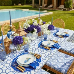 Hot Mrs. Alice Blue Bamboo & Gabrielle Linen Set