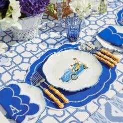 Hot Mrs. Alice Blue Bamboo & Gabrielle Linen Set