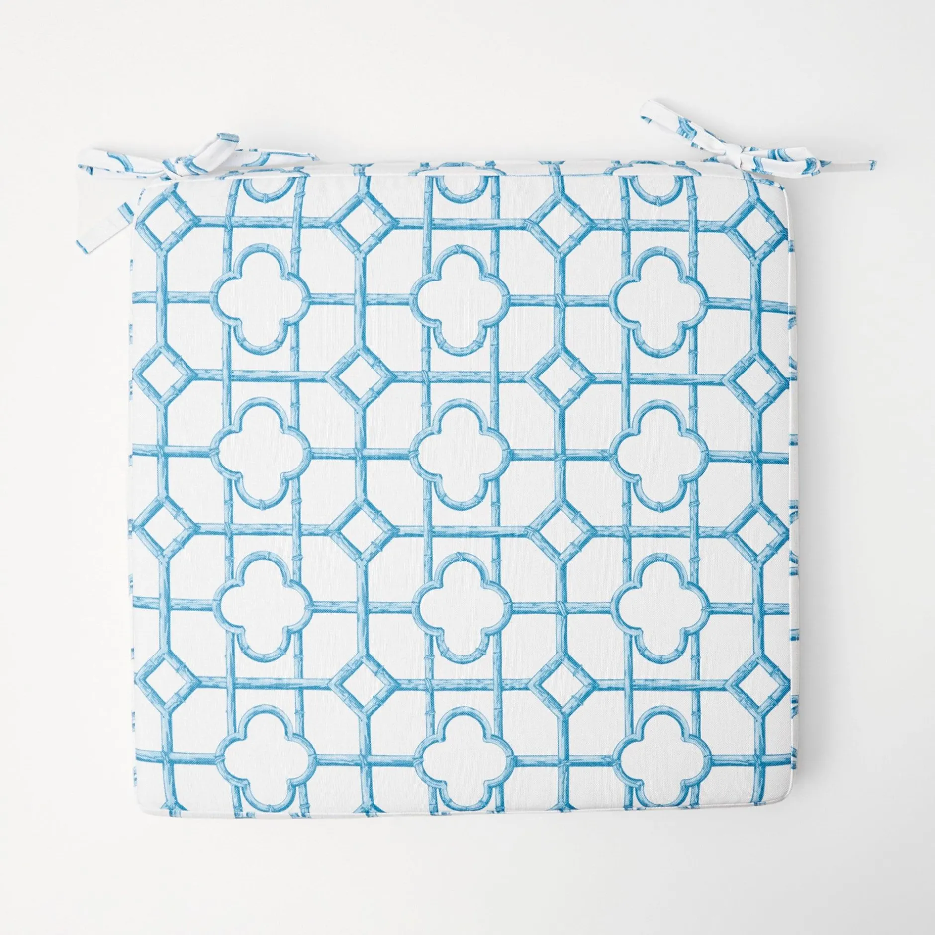 Hot Mrs. Alice Blue Bamboo Seat Pad Cushion