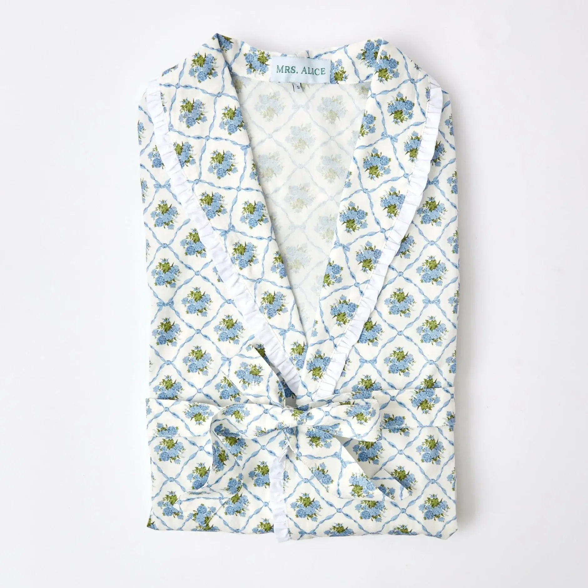 Outlet Mrs. Alice Blue Bouquet Dressing Gown