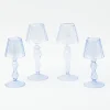 Discount Mrs. Alice Blue Glass Lantern Tea Light Holder Set