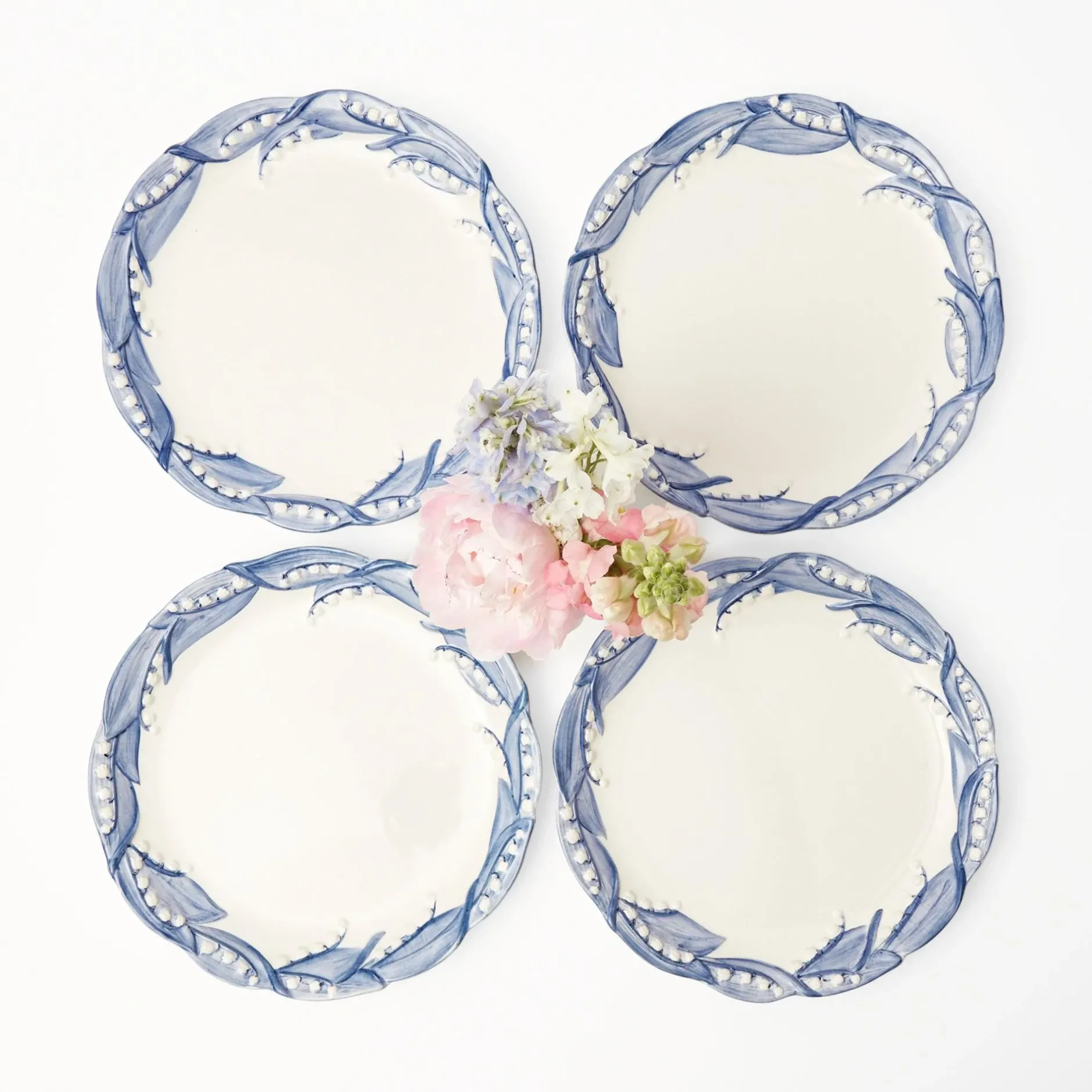 Online Mrs. Alice Blue Lily Of The Valley Dinner Plate