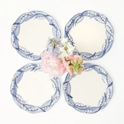Best Mrs. Alice Blue Lily Of The Valley Starter Plates (Set Of 4)