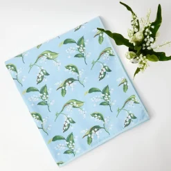 Hot Mrs. Alice Blue Lily Of The Valley Tablecloth