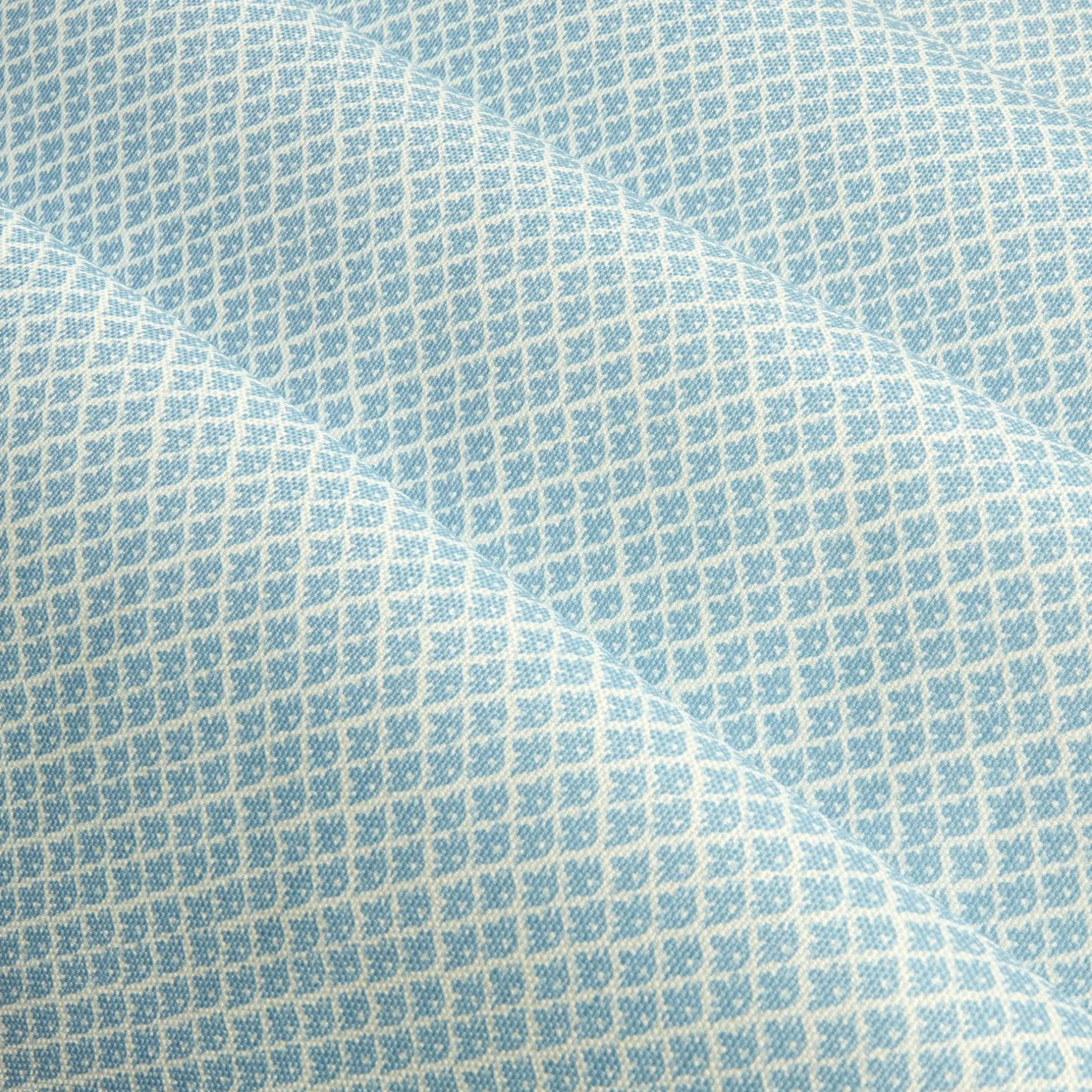 Clearance Mrs. Alice Blue Lotus Flower Fabric