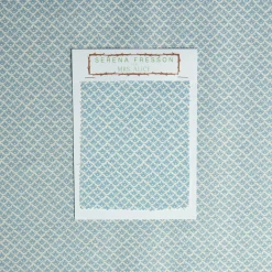 Clearance Mrs. Alice Blue Lotus Flower Fabric