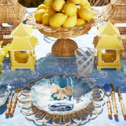 Hot Mrs. Alice Blue Matilde Dinner & Starter Plates (Set Of 8)