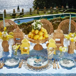 Hot Mrs. Alice Blue Matilde Dinner & Starter Plates (Set Of 8)