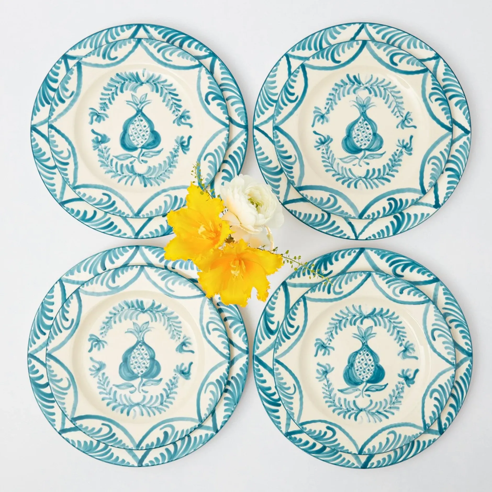 Sale Mrs. Alice Blue Melograno Dinner & Starter Plates (Set Of 8)