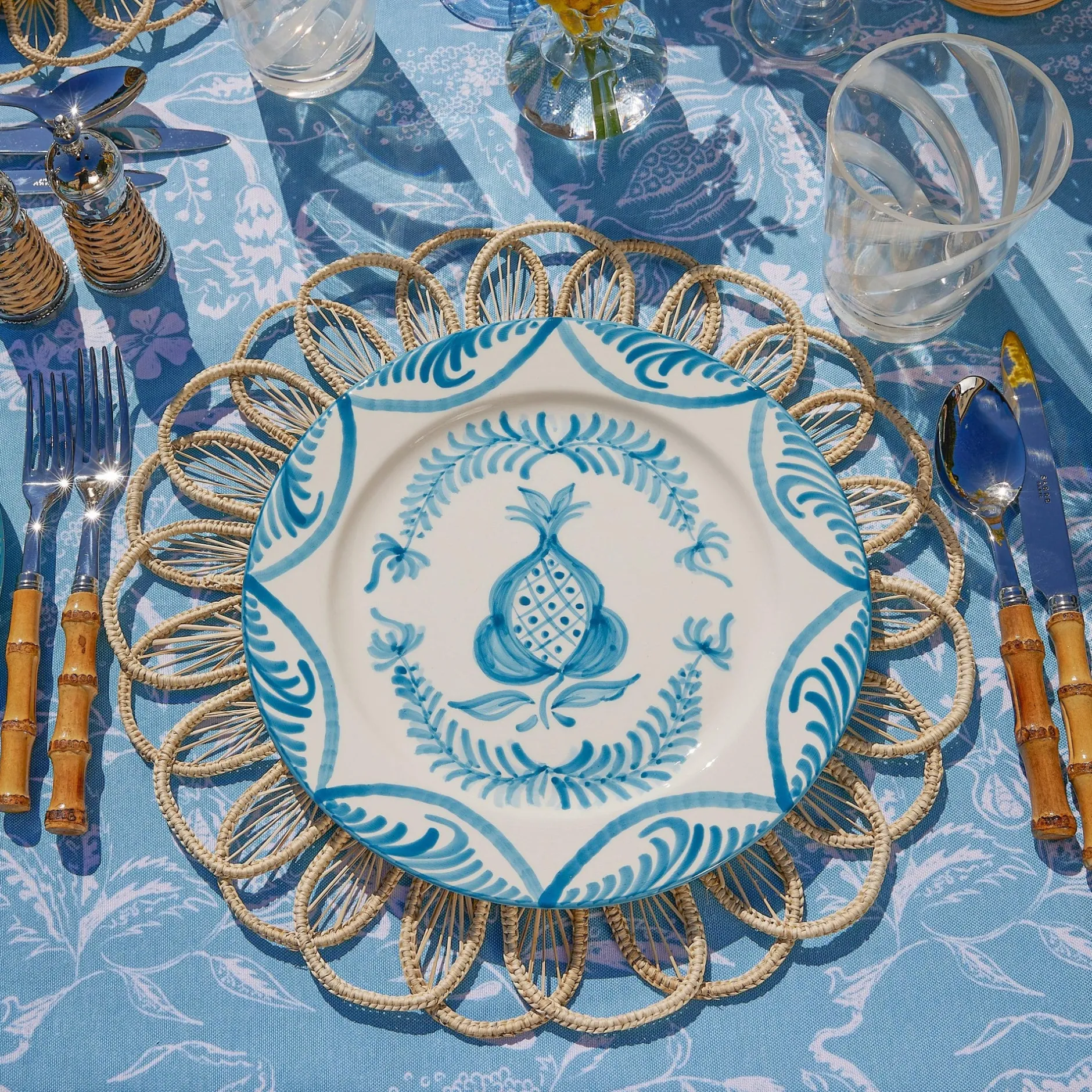 Clearance Mrs. Alice Blue Melograno Dinner & Starter Plates (Set Of 8)