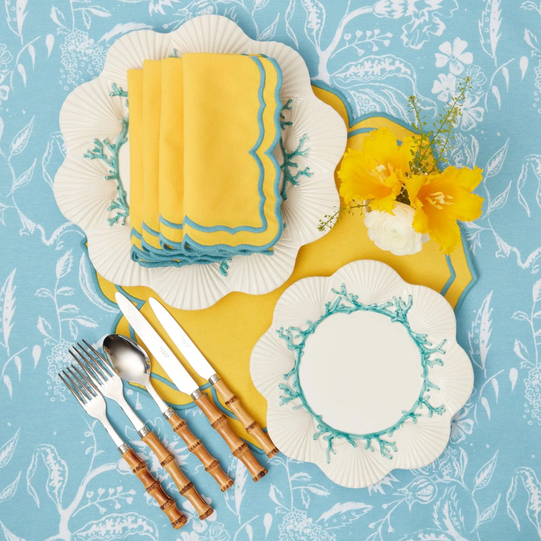 Mrs. Alice Blue Melograno Tablecloth