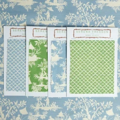 Best Mrs. Alice Blue Pagoda Garden Fabric