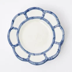 Discount Mrs. Alice Blue Petal Bamboo Dinner Plate