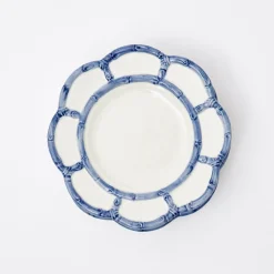 Online Mrs. Alice Blue Petal Bamboo Dinner & Starter Plates (Set Of 8)