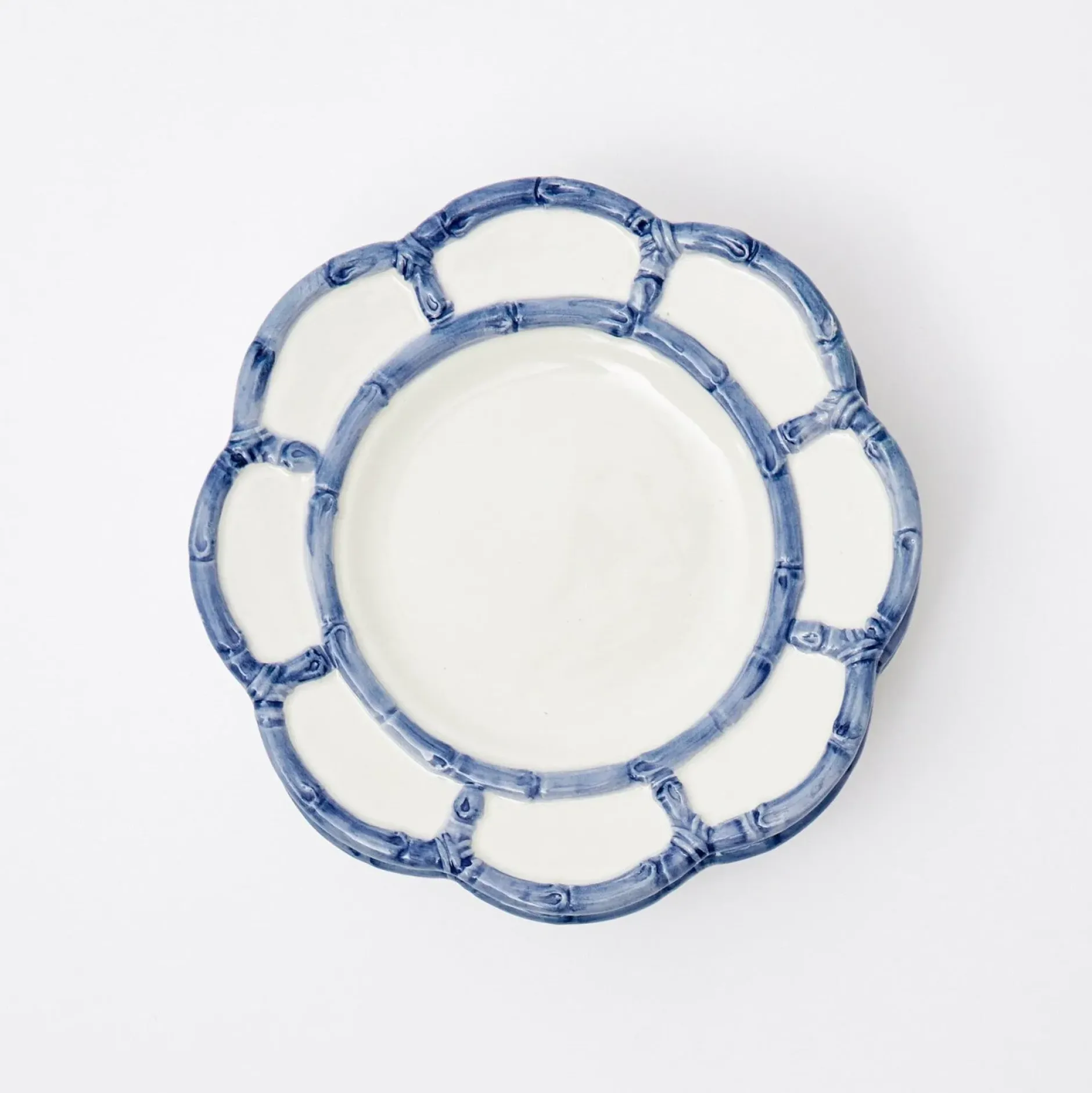 Discount Mrs. Alice Blue Petal Bamboo Starter Plate
