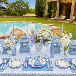 Clearance Mrs. Alice Blue Rattan Cutlery (5 Piece)