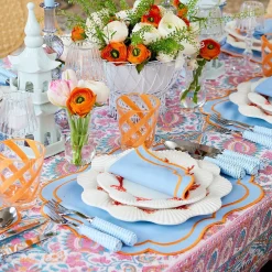 Mrs. Alice Blue Rattan Cutlery (5 Piece)
