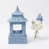 Mrs. Alice Blue Rattan Pagoda Lantern