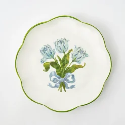Outlet Mrs. Alice Blue Tulip Dinner & Starter Plates (Set Of 8)