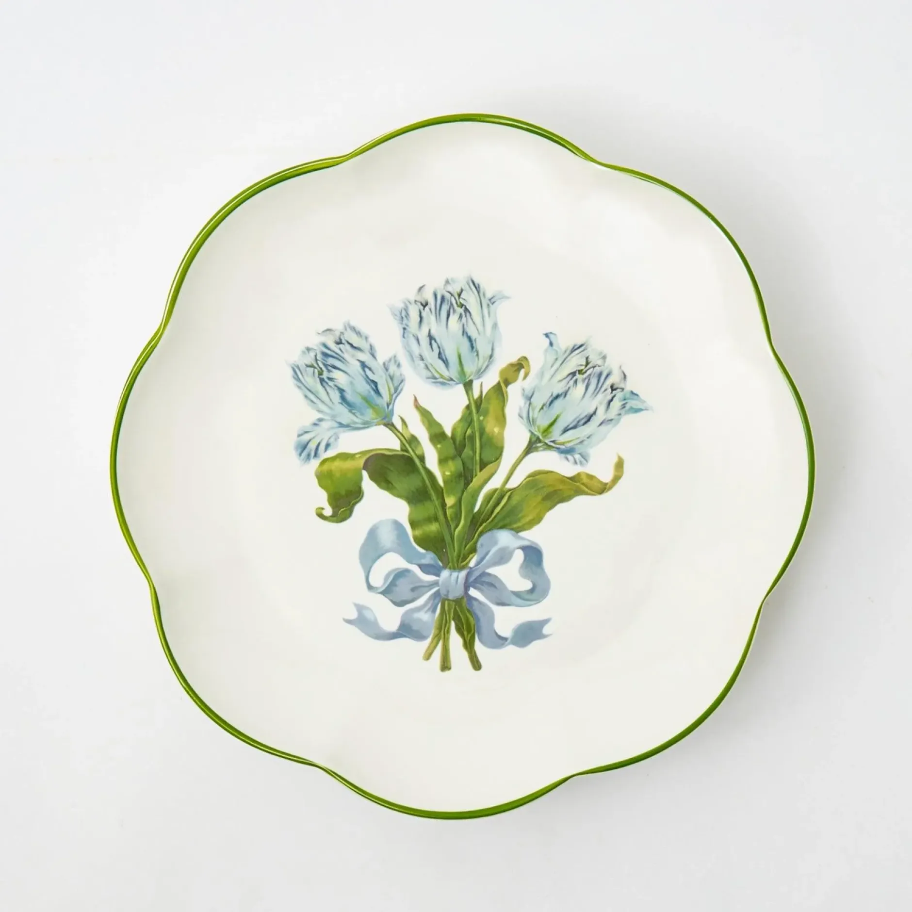 Outlet Mrs. Alice Blue Tulip Dinner & Starter Plates (Set Of 8)