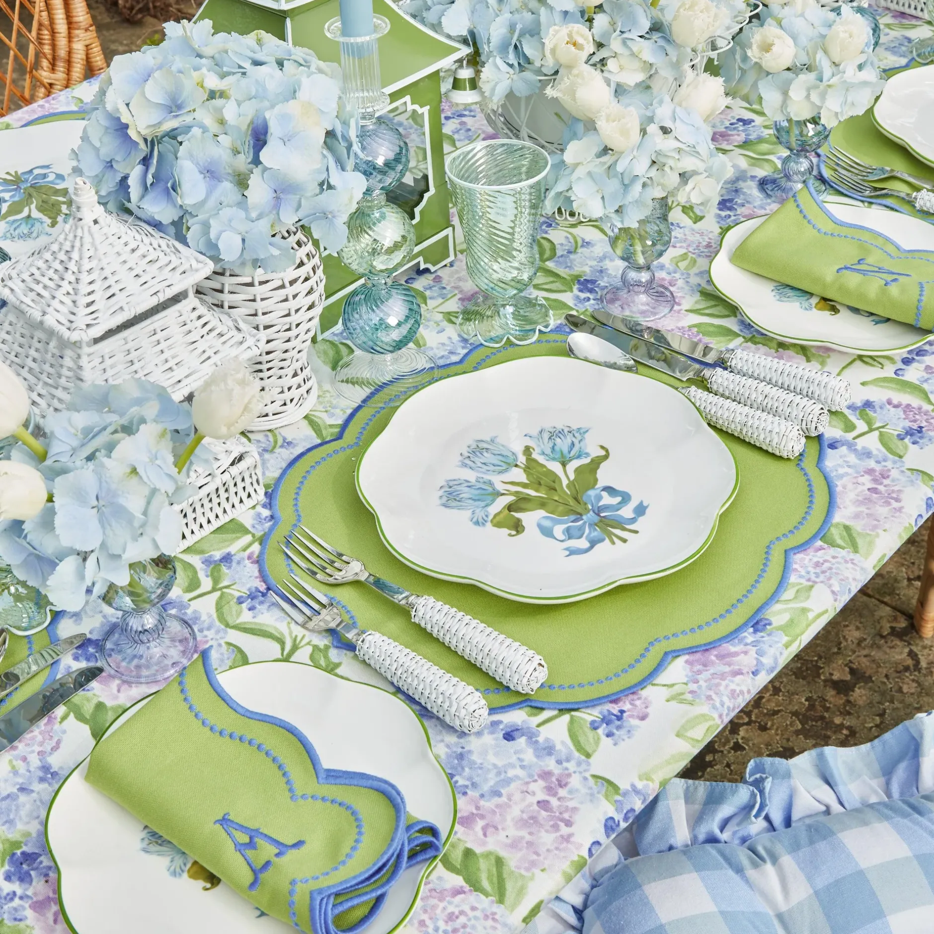 Best Mrs. Alice Blue Tulip Dinner Plate