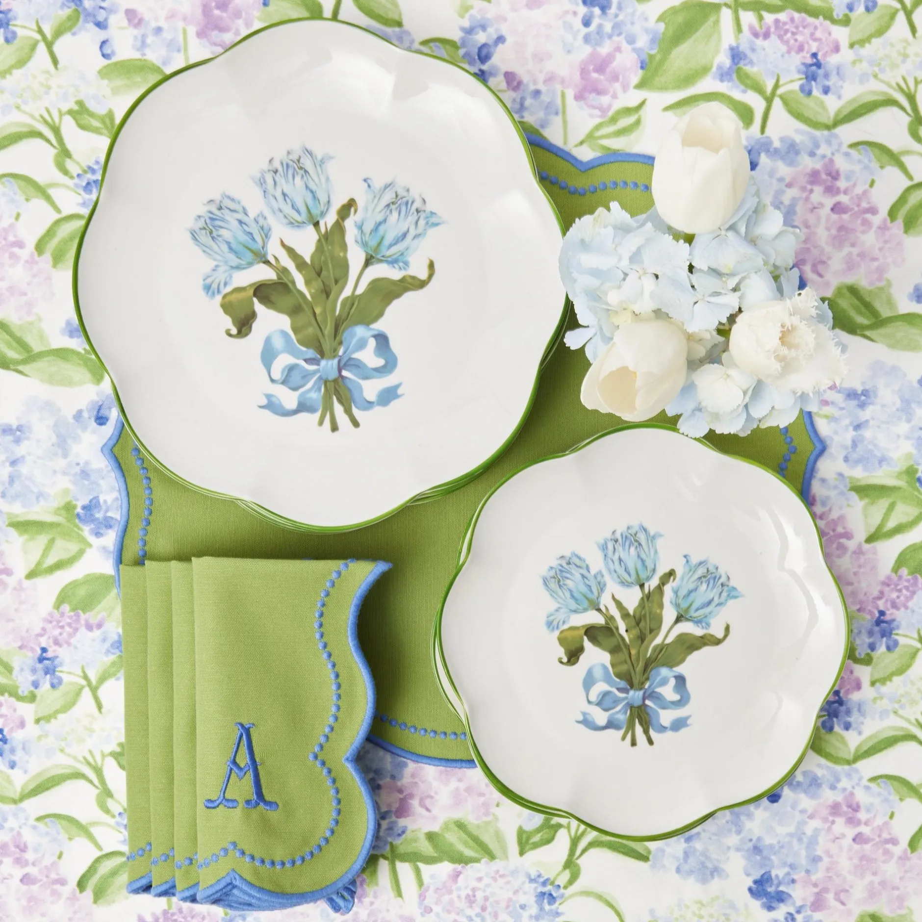 Best Mrs. Alice Blue Tulip Dinner Plate