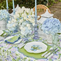 Discount Mrs. Alice Blue Tulip Dinner Plates (Set Of 4)