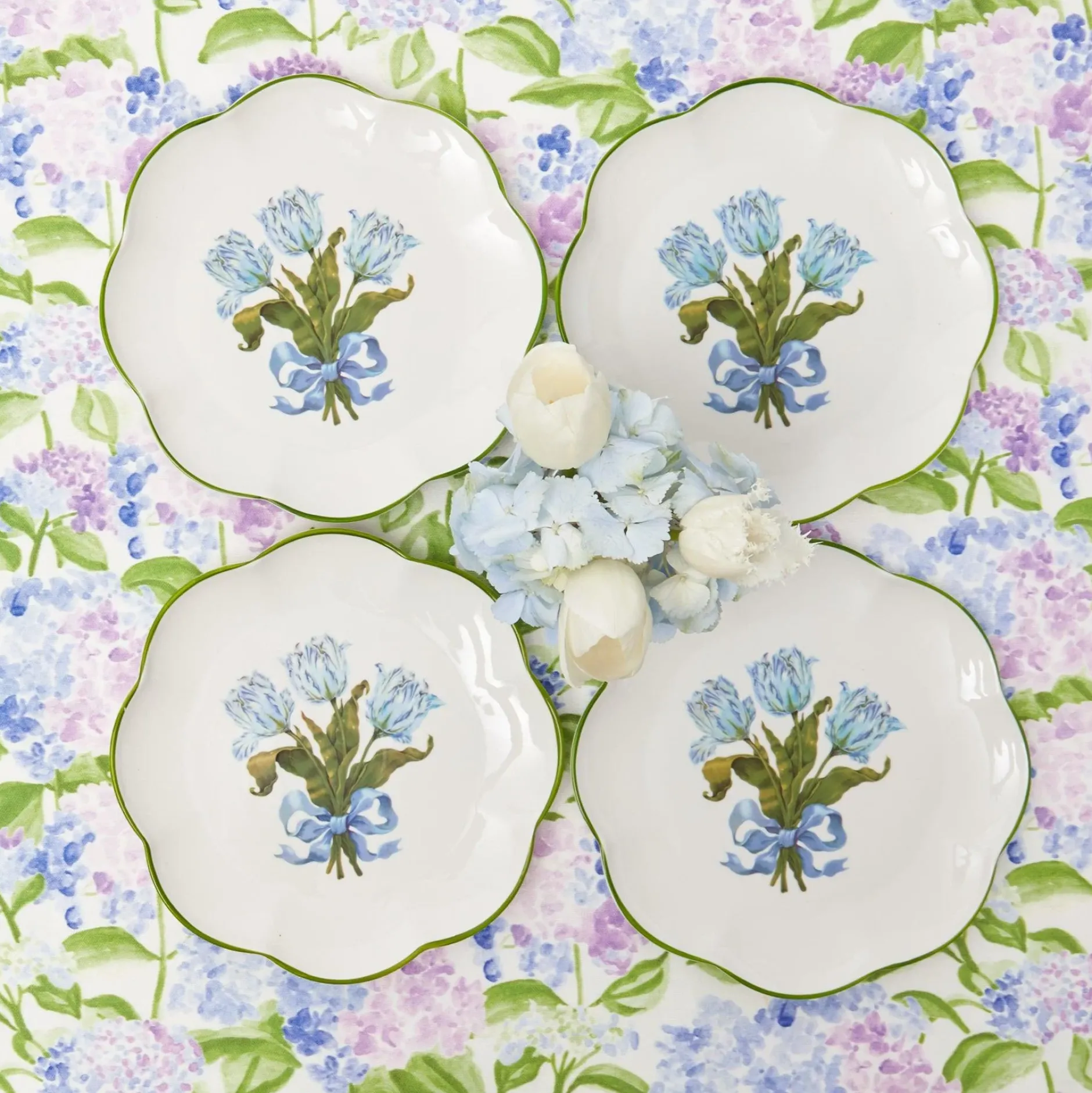 New Mrs. Alice Blue Tulip Starter Plate