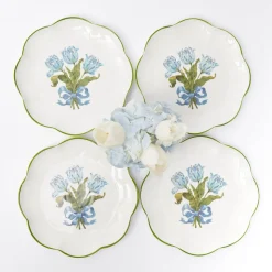 Sale Mrs. Alice Blue Tulip Starter Plates (Set Of 4)