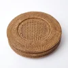 Hot Mrs. Alice Brown Rattan Charger Plates (Set Of 4)
