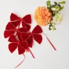 Mrs. Alice Burnt Orange Napkin Bows (Set Of 4)