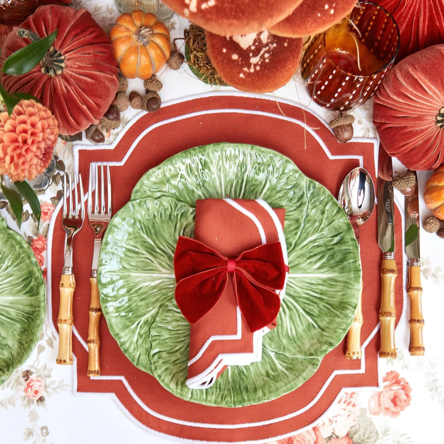 New Mrs. Alice Burnt Orange Napkins (Set Of 4)