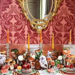 Outlet Mrs. Alice Burnt Orange Placemats (Set Of 4)