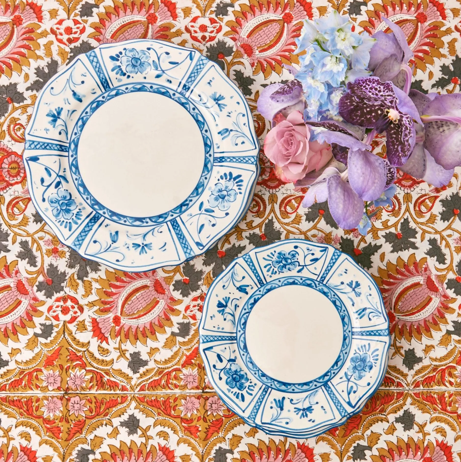 New Mrs. Alice Cadiz Hand Painted Dinner Plate
